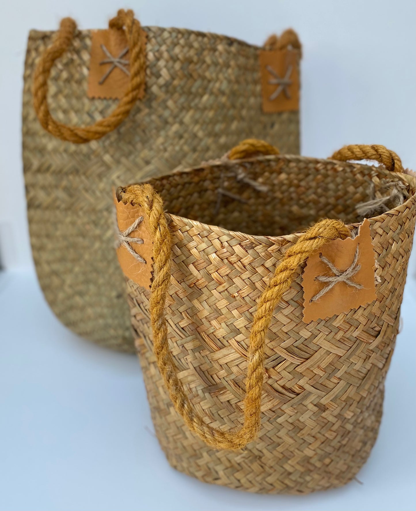 Basket With Rope Handles